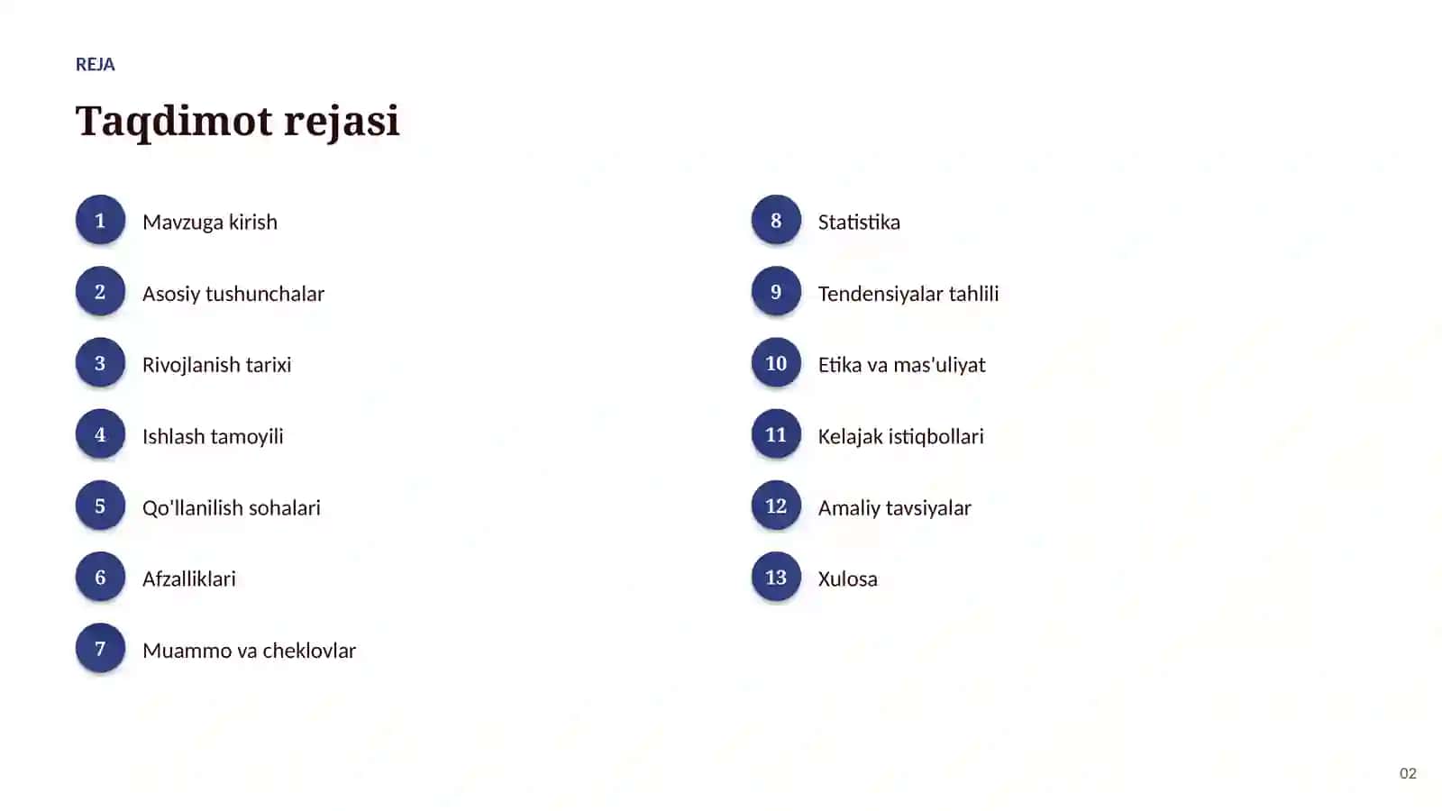 SUN'IY INTELLEKT • AI QISHLOQ XO'JALIGIDA 2