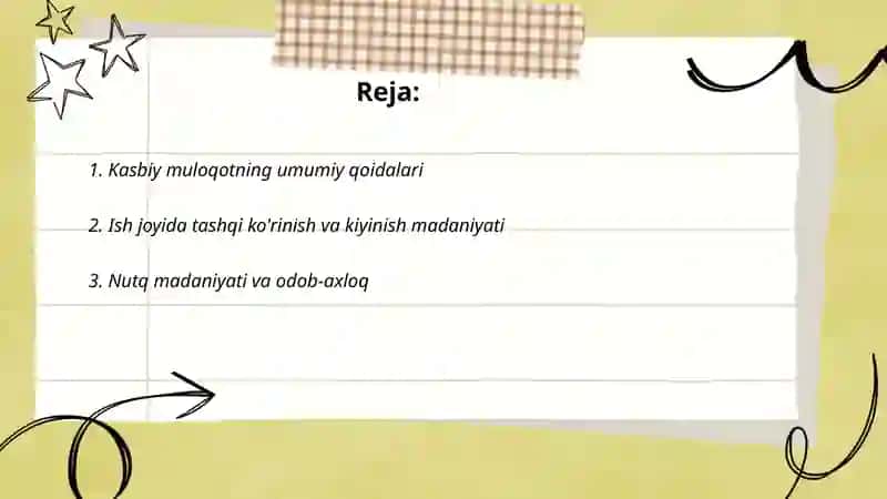 Kasbiy muloqot odobi 2