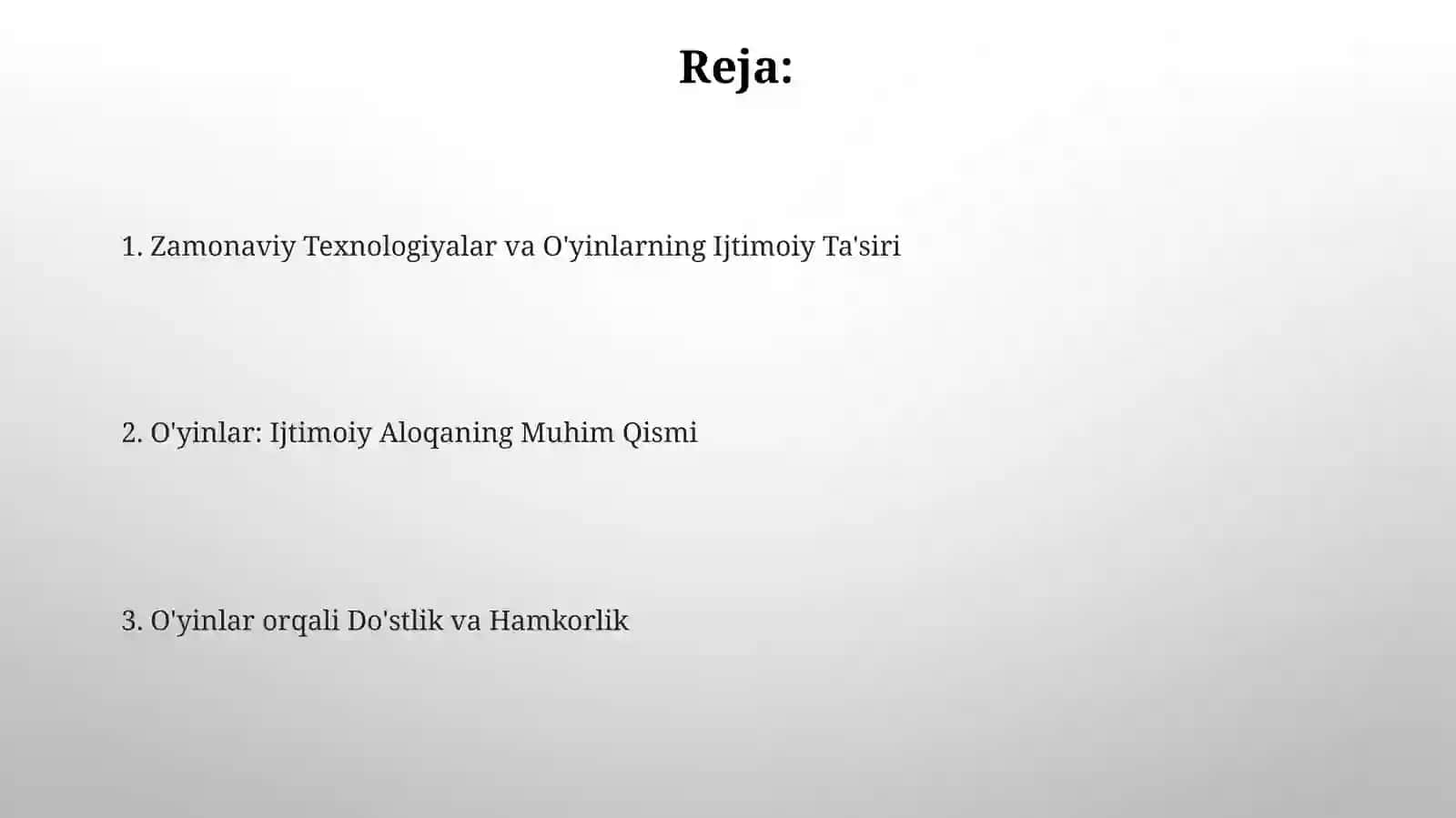 O'yinlar - Ijtimoiy faoliyat sifatida 2