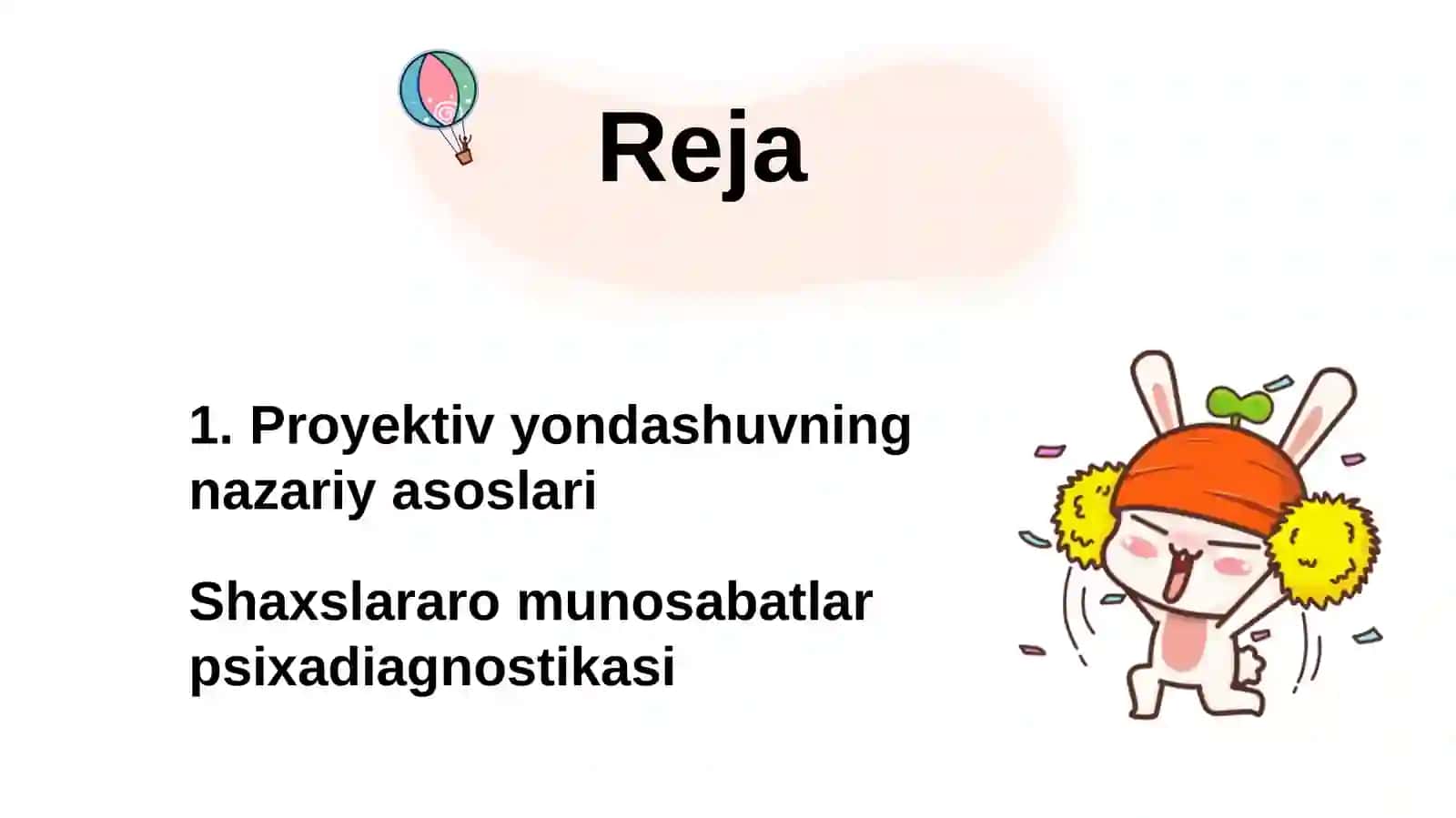 Proyektiv yondashuvning nazariy asoslari 2