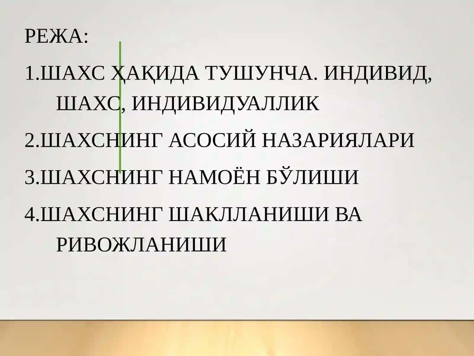 Касбийпсихологияда шахс муаммоси 2