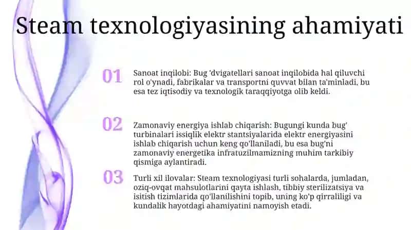 Óquv Dasturi Steam Texnalogiyasi 2