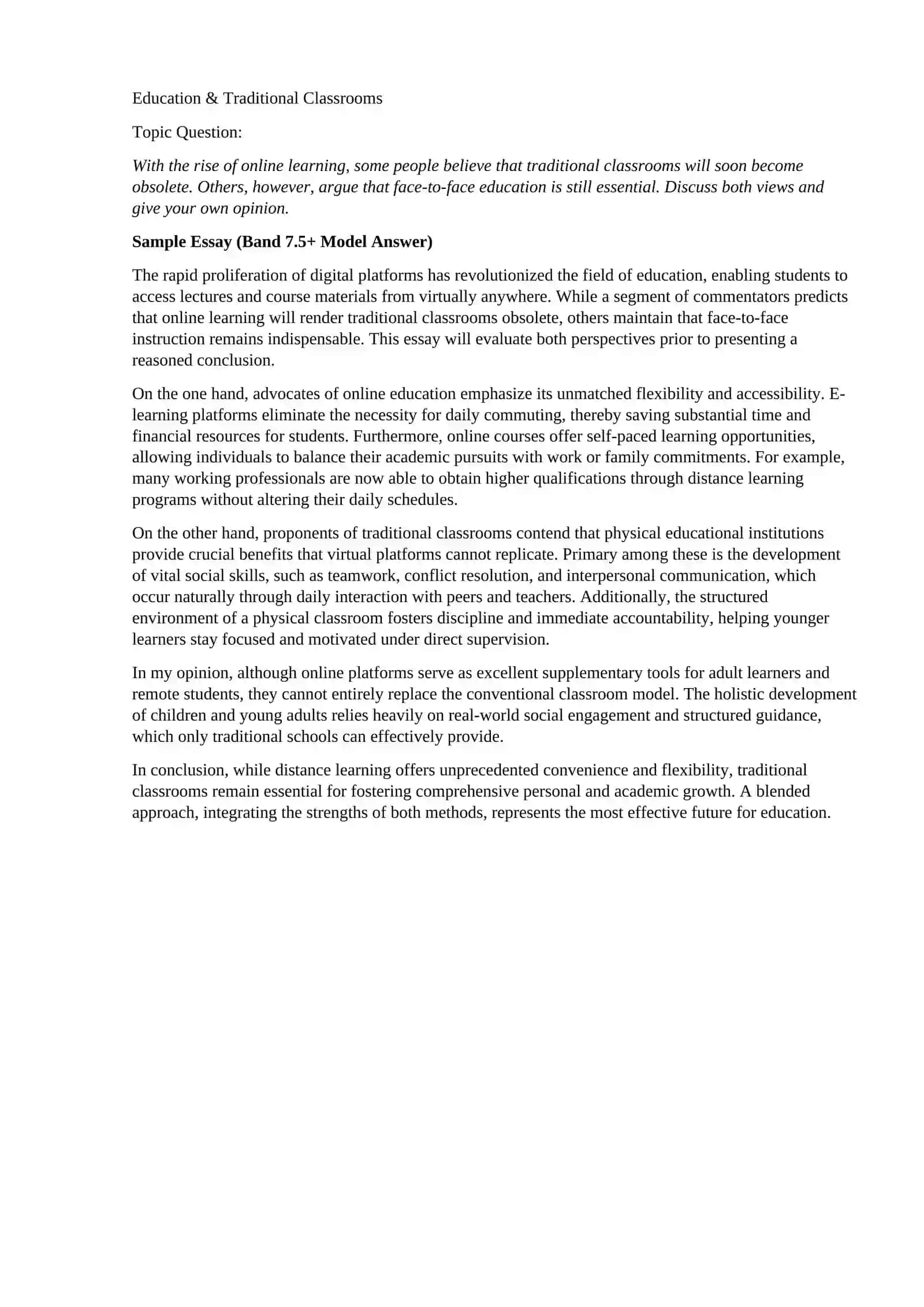 IELTS Writing Task 2: Top 10 Esselar Toʻplami 2