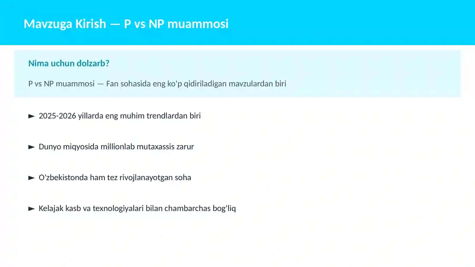 MATEMATIKA ZAMONAVIY 2