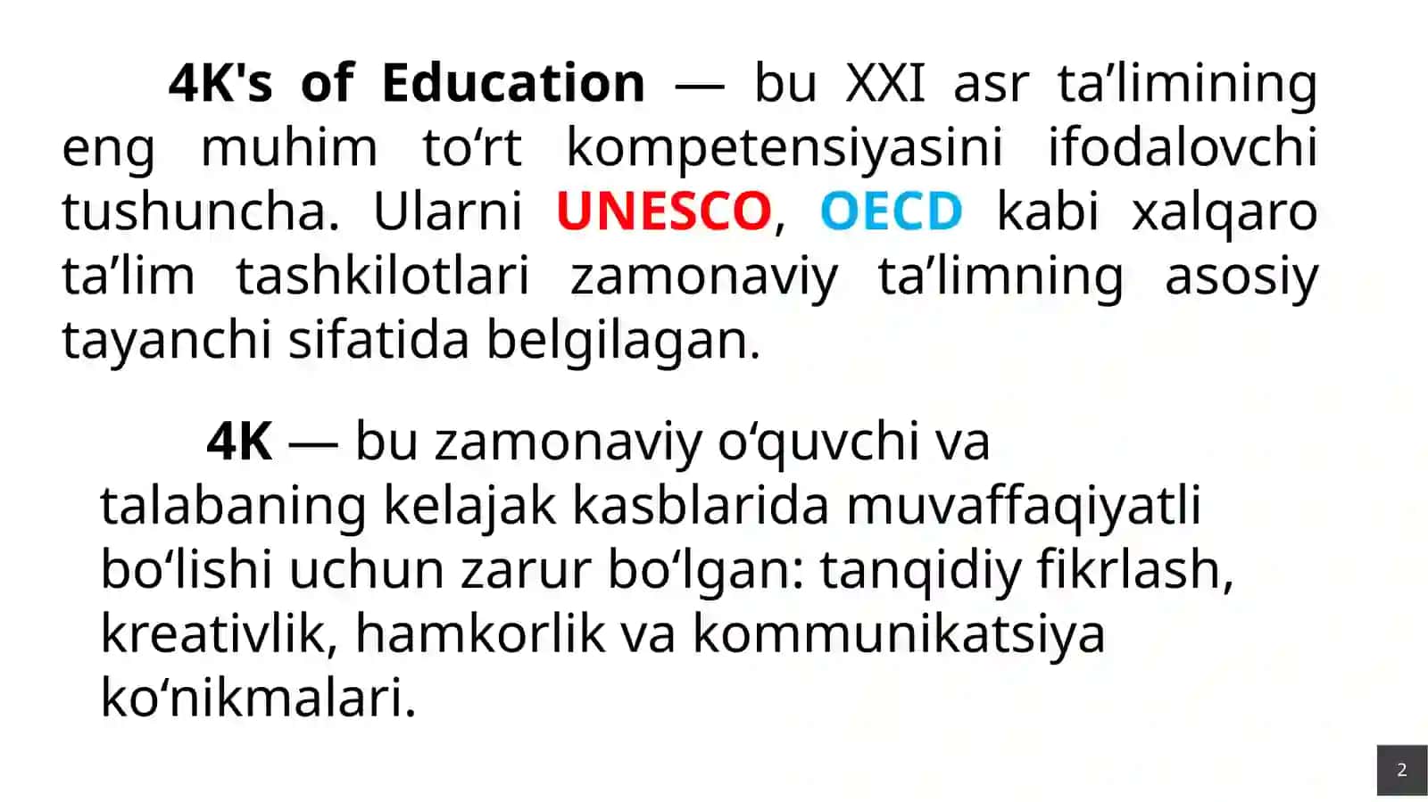 Ta'limda 4K texnologiyasi 2