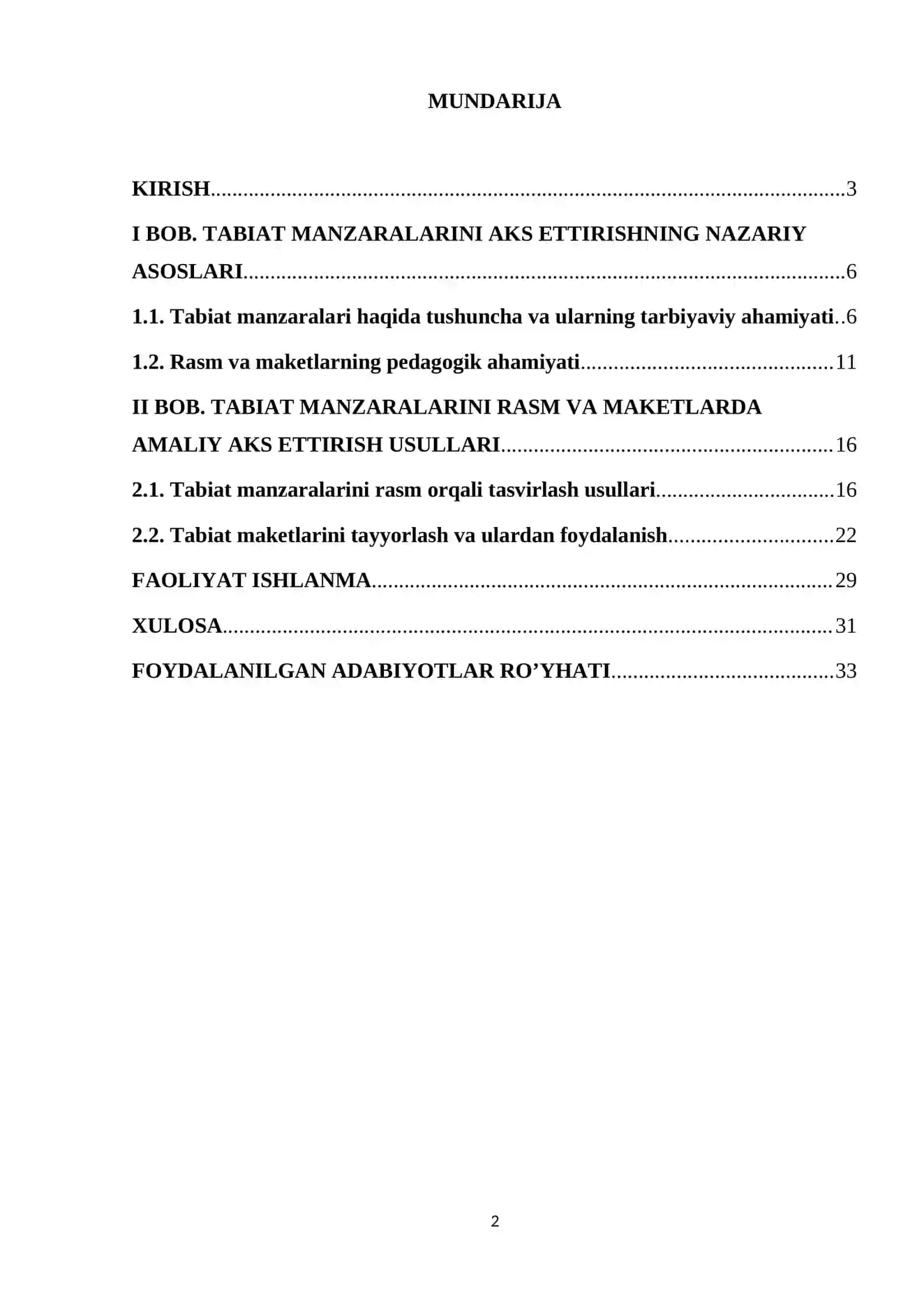 MAKTABGACHA TA’LIM YO‘NALISHI 03/22-GURUH TALABASI 2