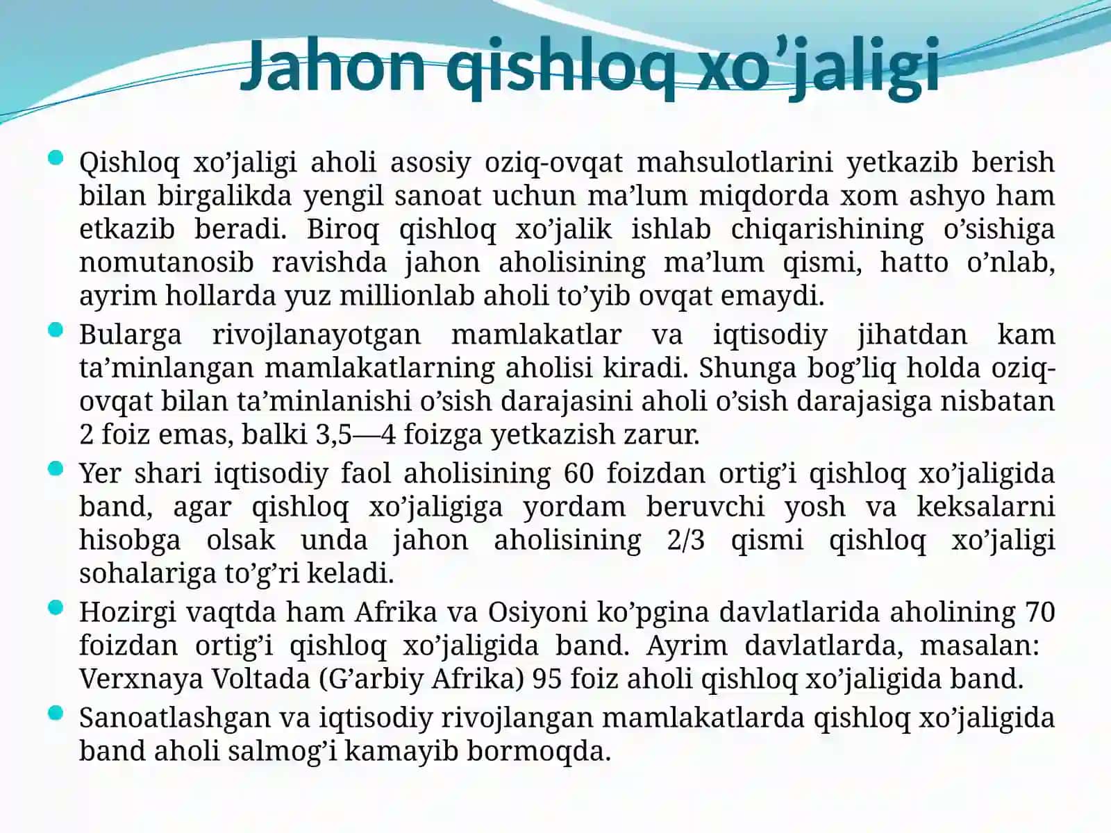 JOHON XO’JALIGI VA UNING EVOLUTSIYASI 2