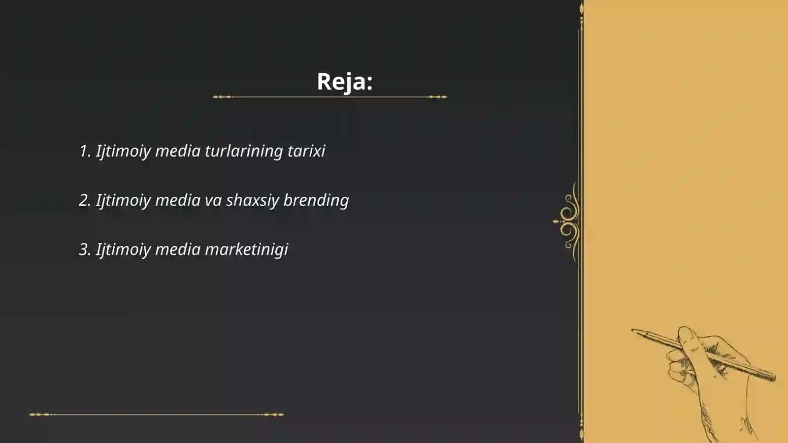 Ijtimoiy media shakllari 2