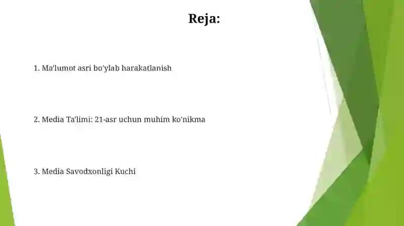 Media Ta'limi: 21-asr uchun muhim ko'nikma 2