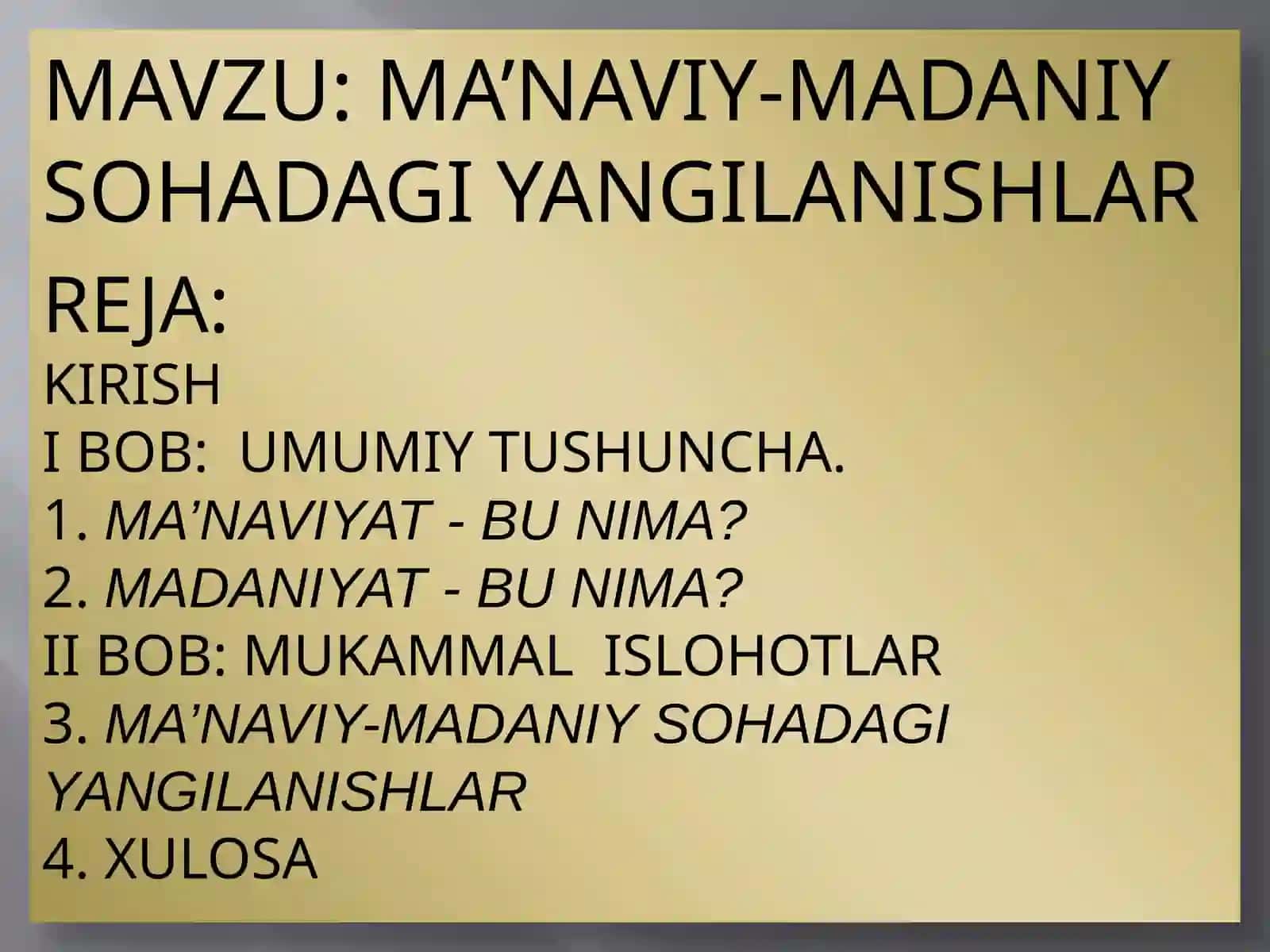 O’ZBEKISTONNING ENG YANGI TARIXI 2