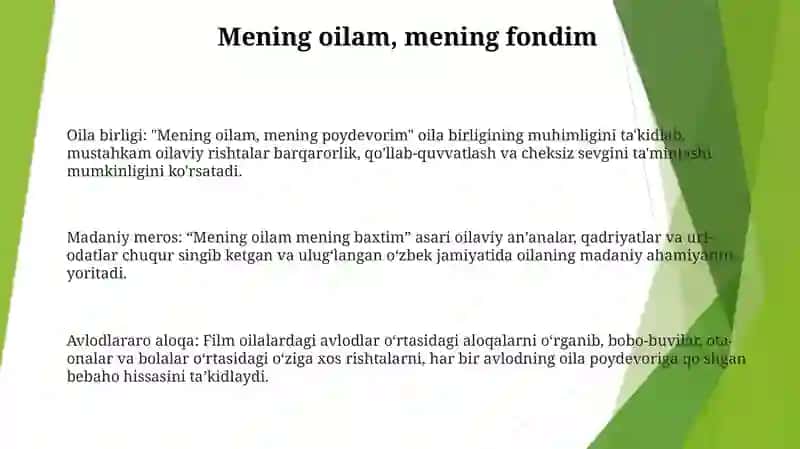 Mening Oilam Mening Baxtim 2