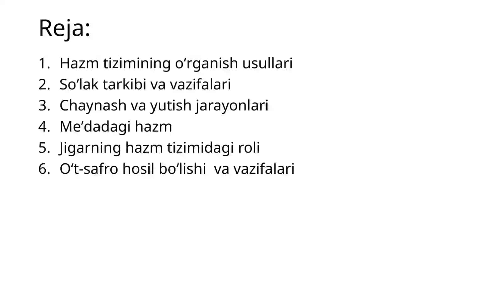 Havzi tizimining oʻrganish usullari 2