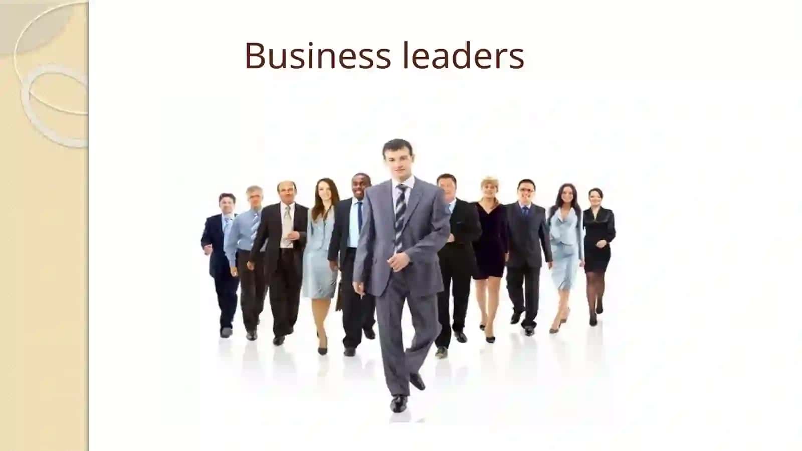 Business people and business leaders 2