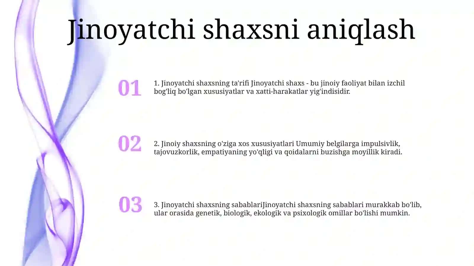 Jinoyatchi Shaxsini Ajratib Turuvchi Psixologik Omillar 2