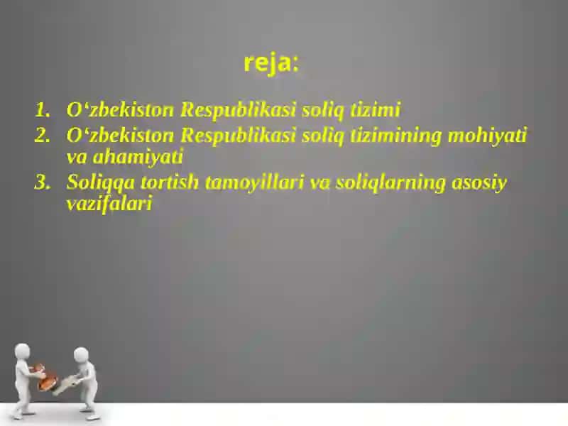 О‘zbekiston Respublikasi soliq tizimi 2