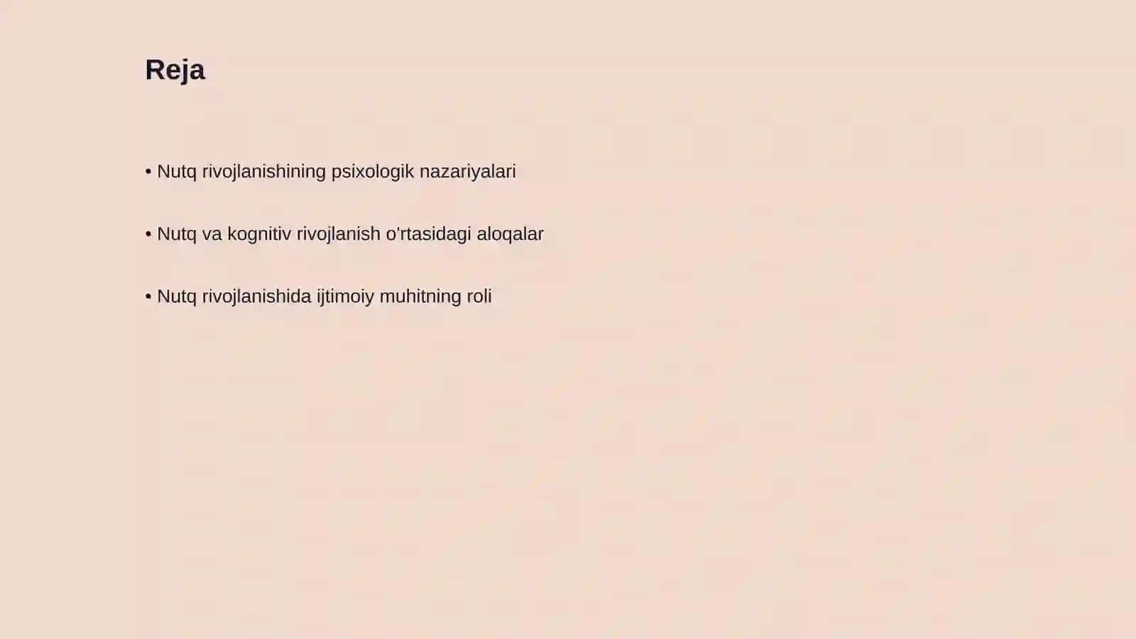 Nutq rivojlanishi va uning psixologik asoslari 2