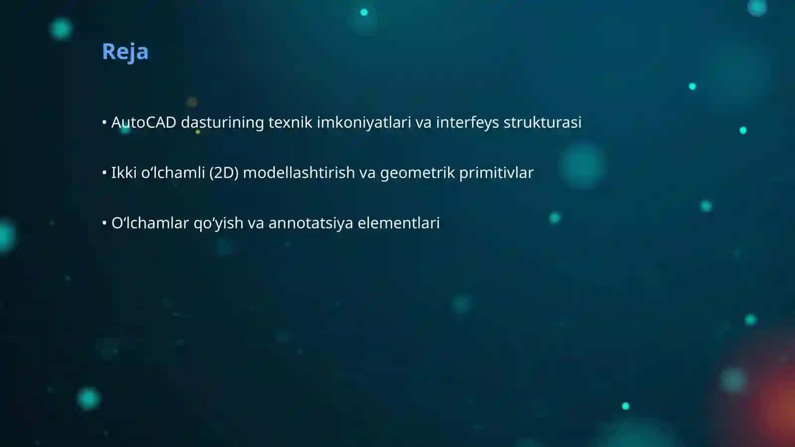AutoCAD asoslari 2
