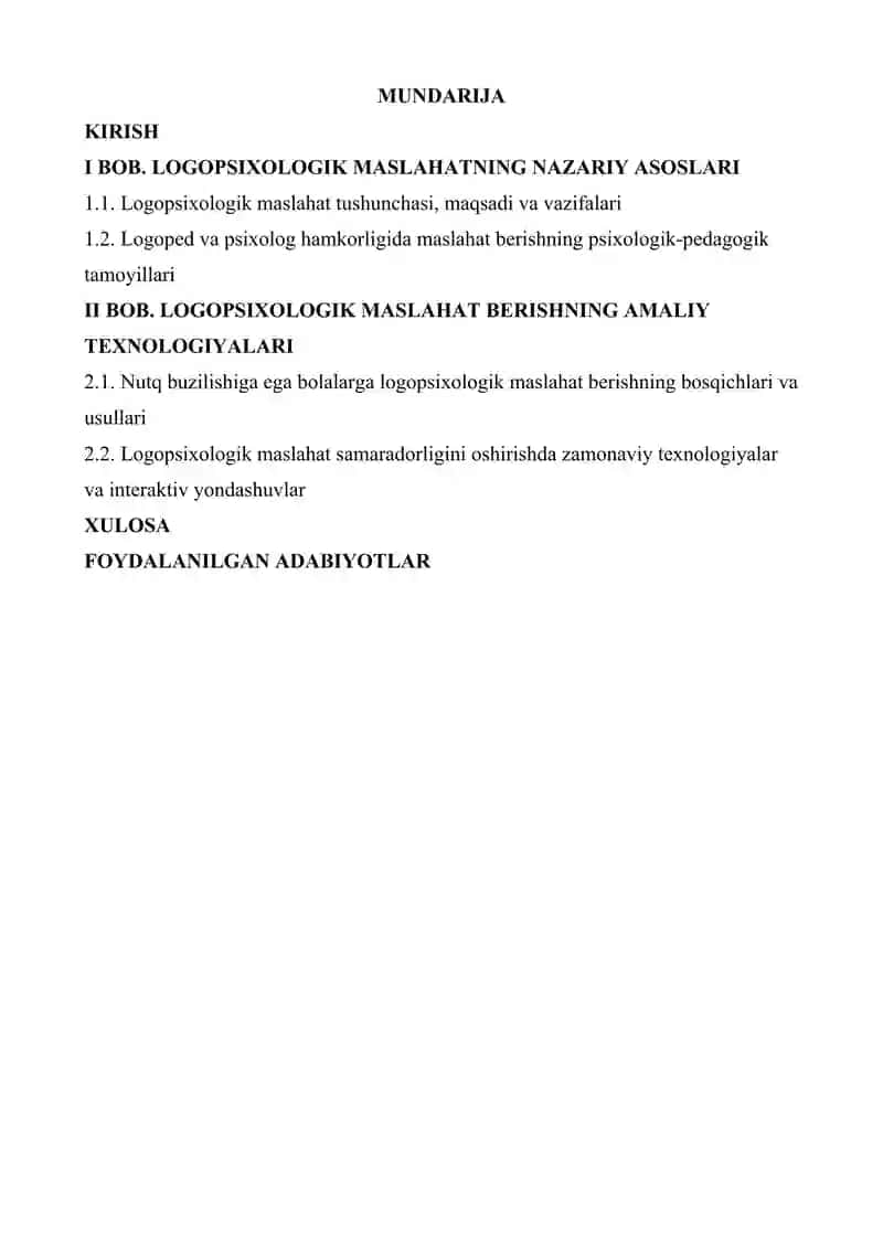 Logopsixologik maslaxat berish texnologiyalari 2