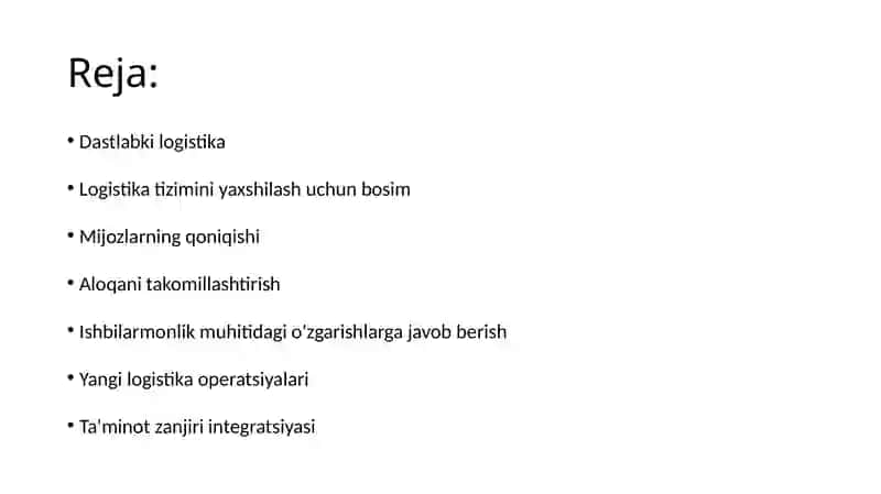 LOGISTIKA MENEJMENTI 2