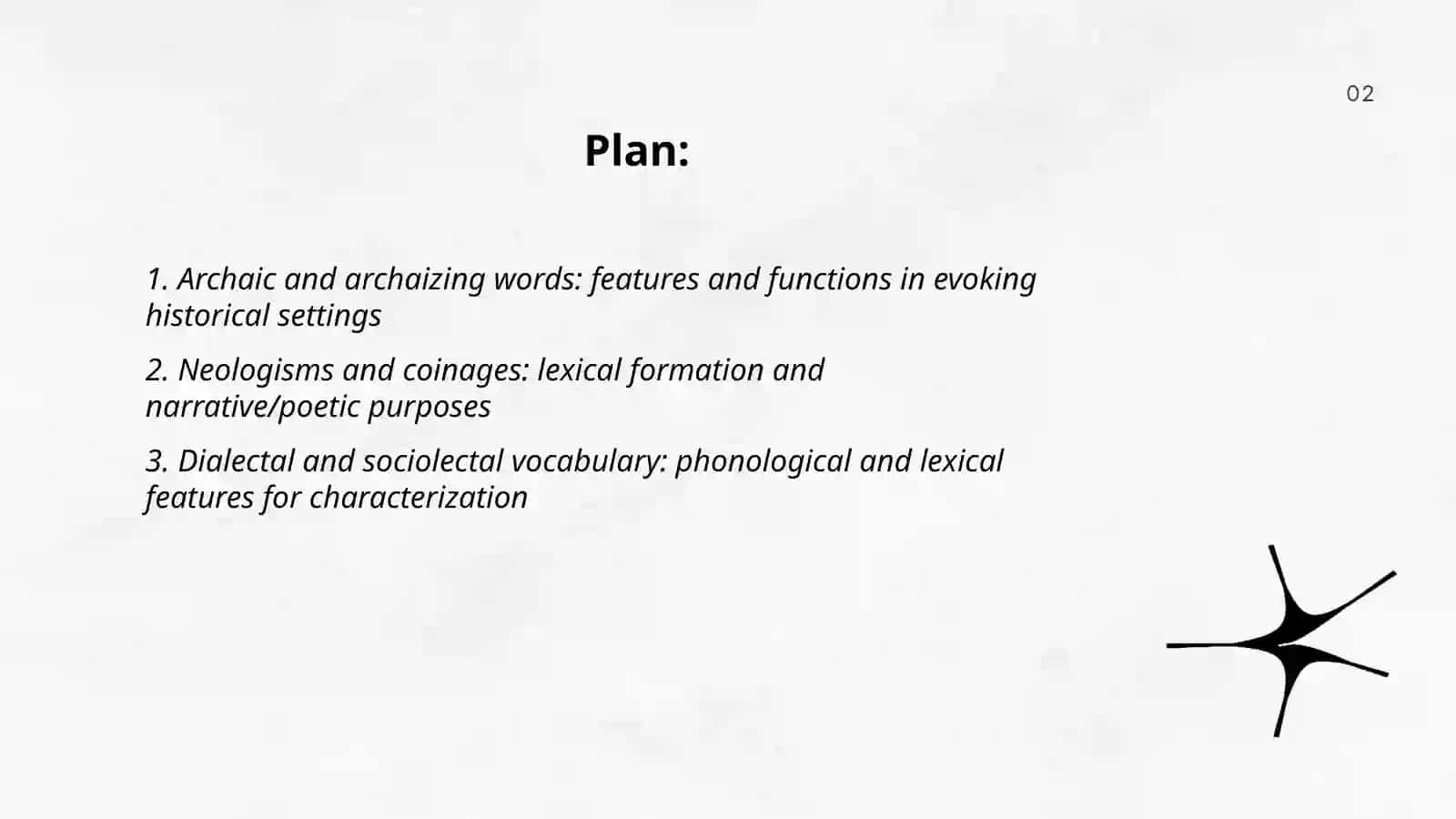 Language features and functions of special literary words 2