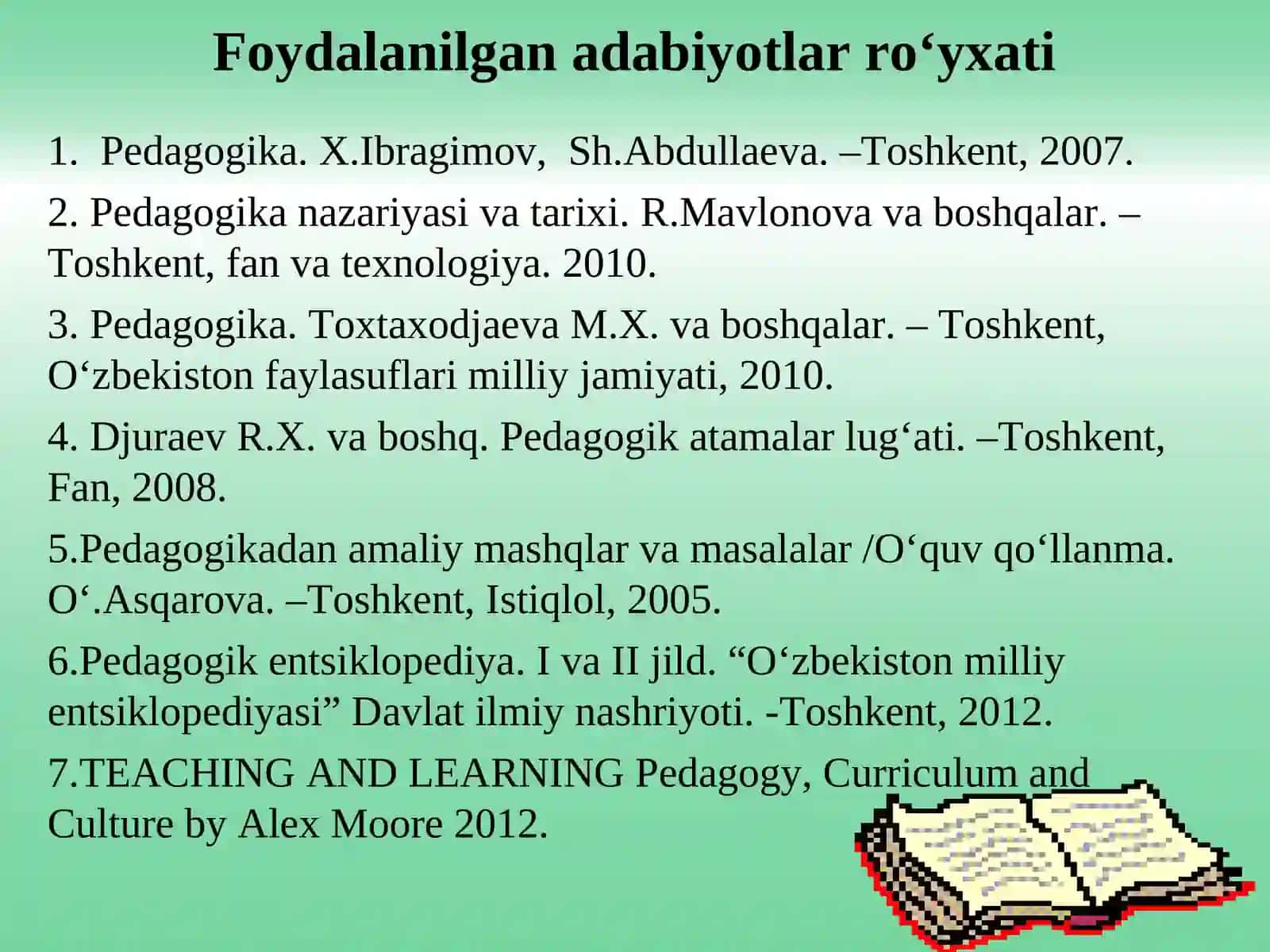 Ta’limni Tashkil Etish Shakllari va Turlari 2