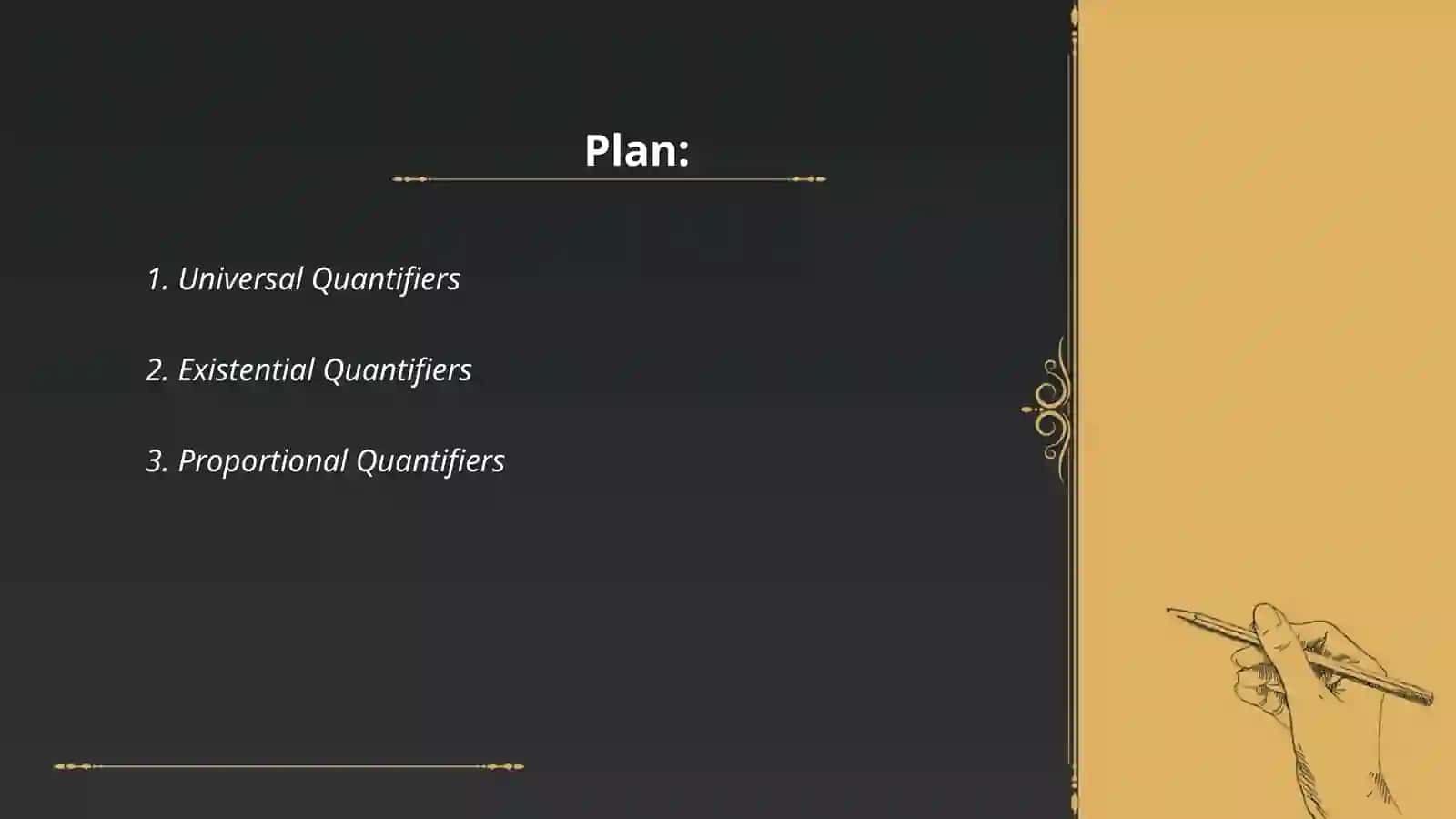 Universal Quantifiers 2