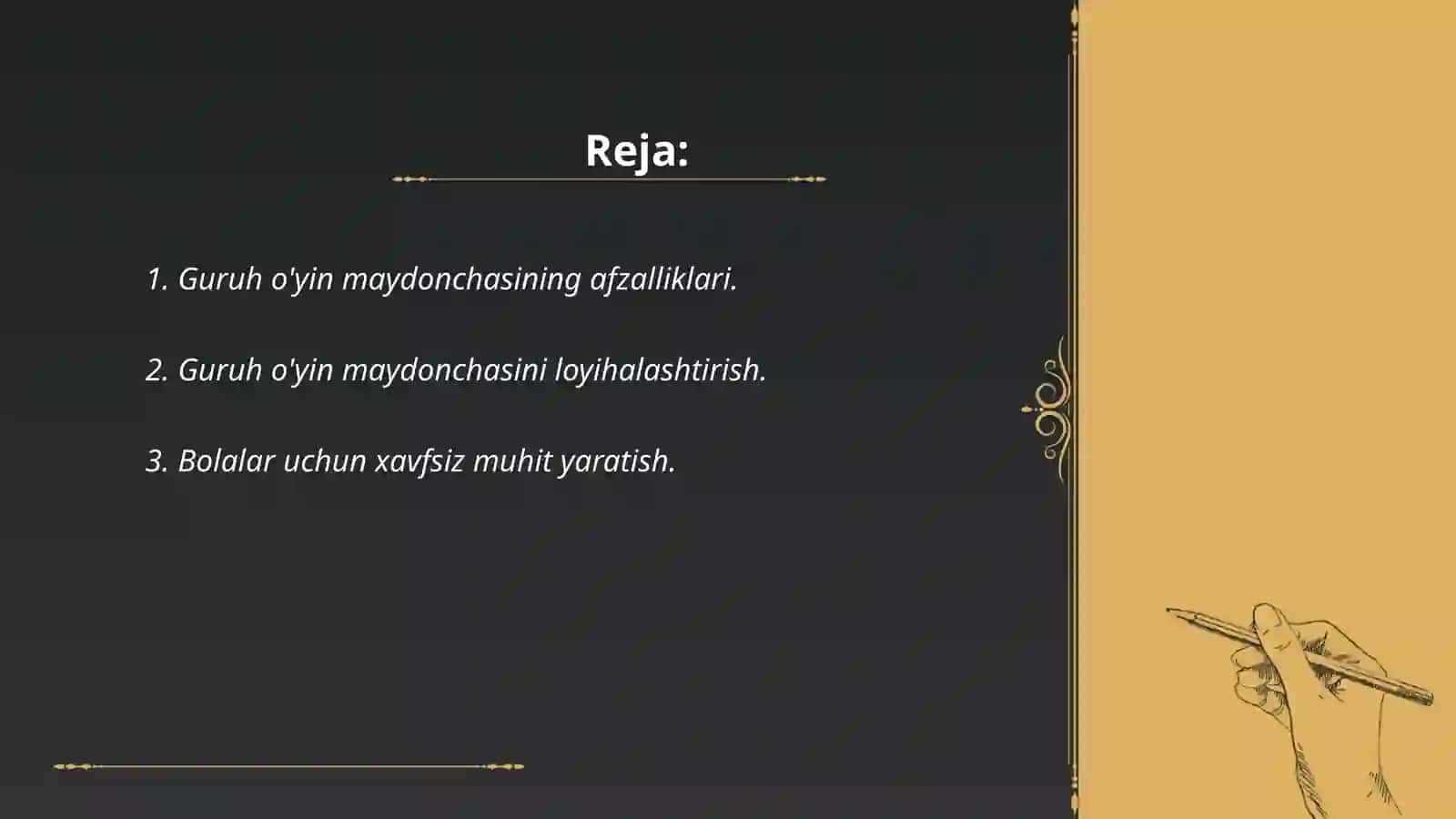 Guruh o'yin maydonchasi 2