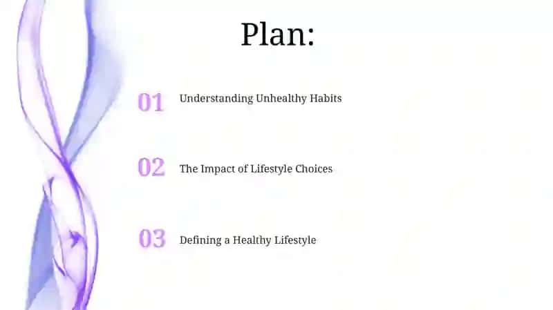 Healthy and Unhealthy Lifestyle 2