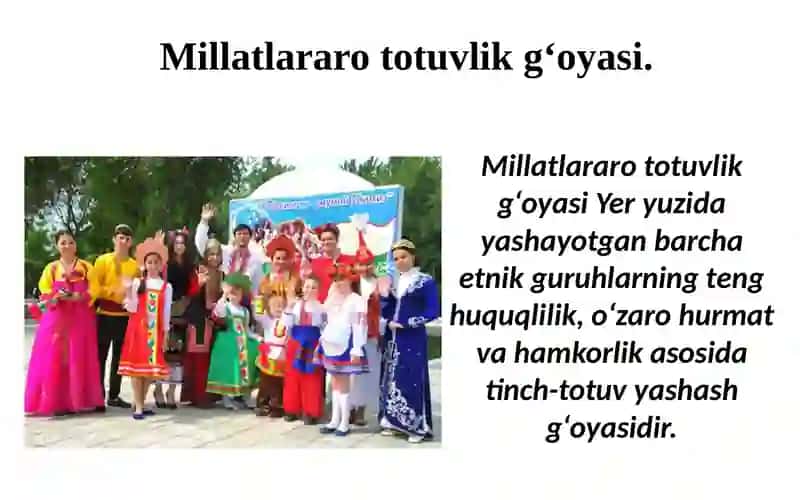 O‘zbekistonda millatlararo munosabatlar va bag‘rikenglik 2