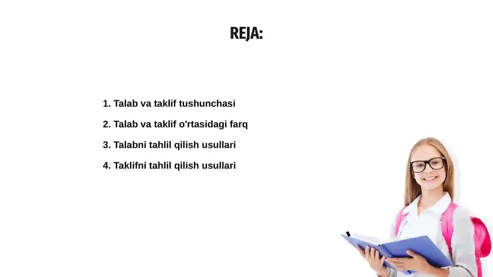 Talab va taklif tahlili 2