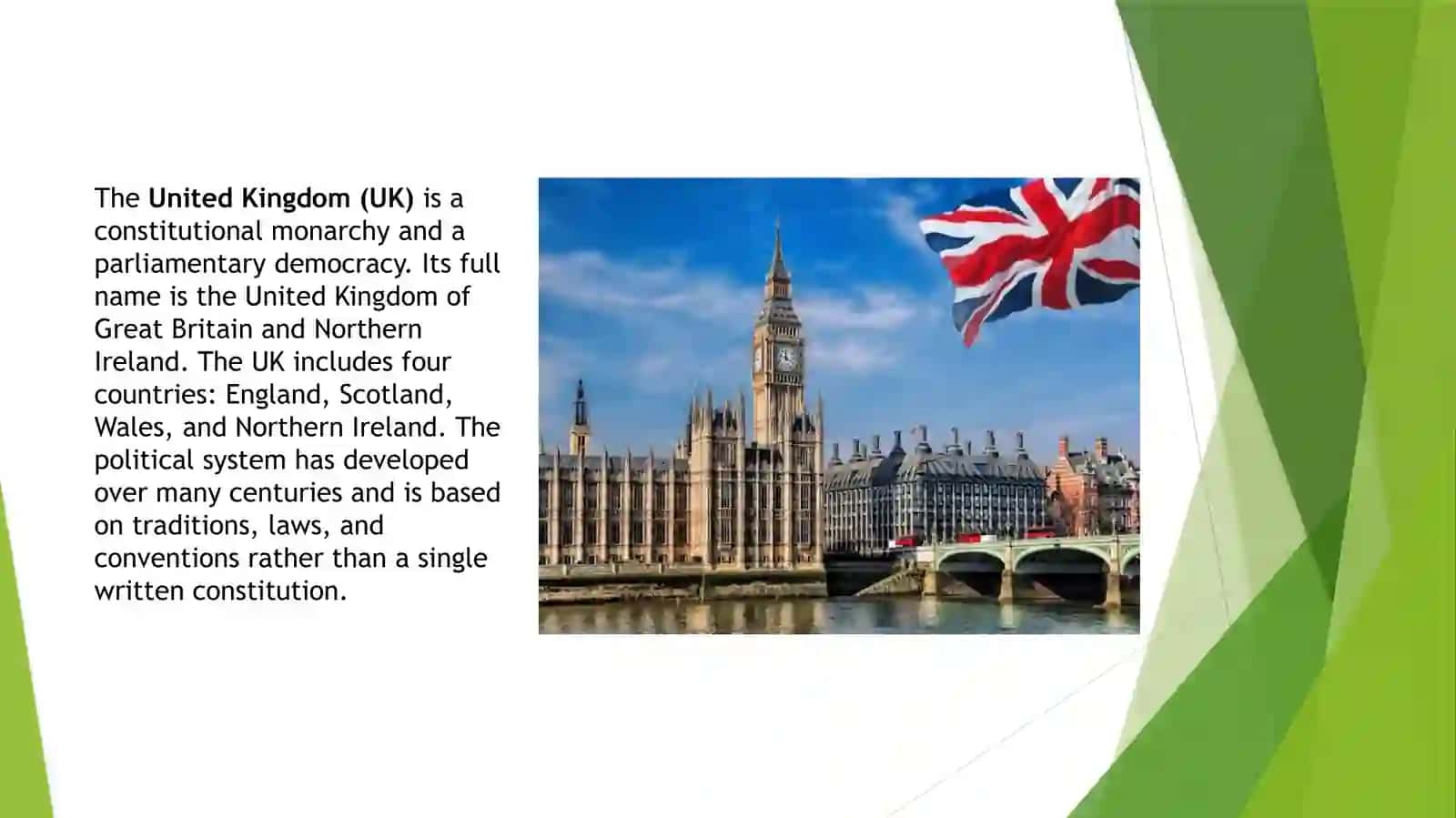 Government and Politics of the United Kingdom 2
