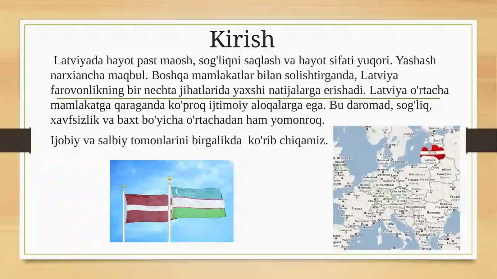 Latviya davlati va uning ijtimoiy siyosati 2