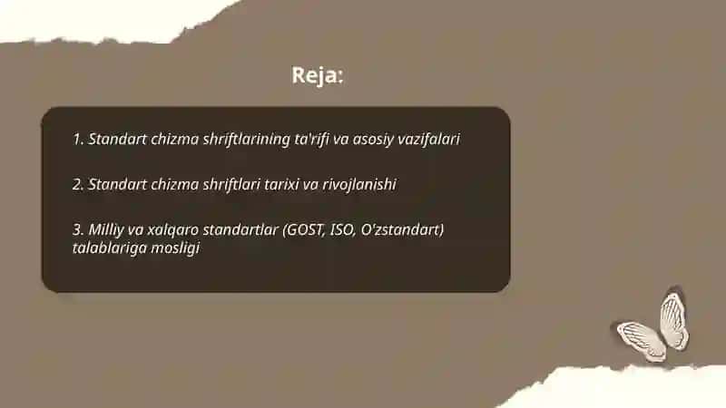 Standart chizma shriftlari 2