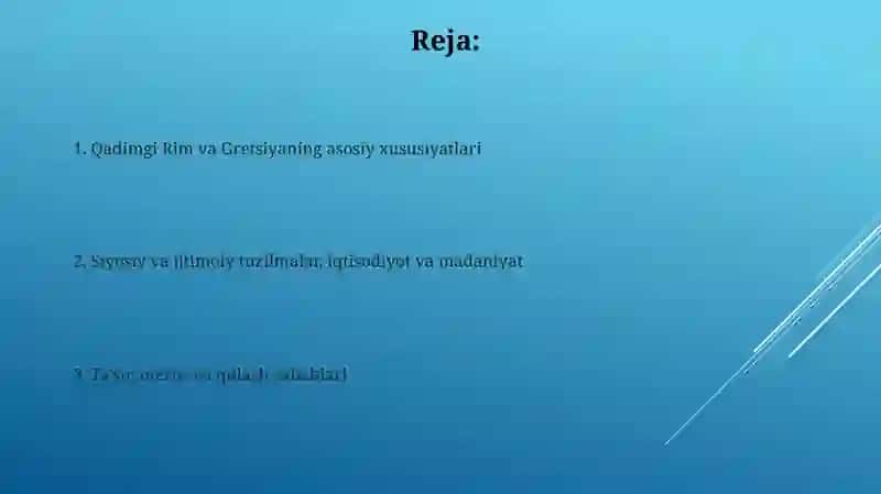 Qadimgi Rim va Gretsiya mamlakati 2