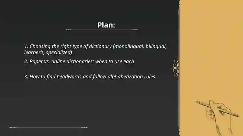 HOW TO USE DICTIONARY 2