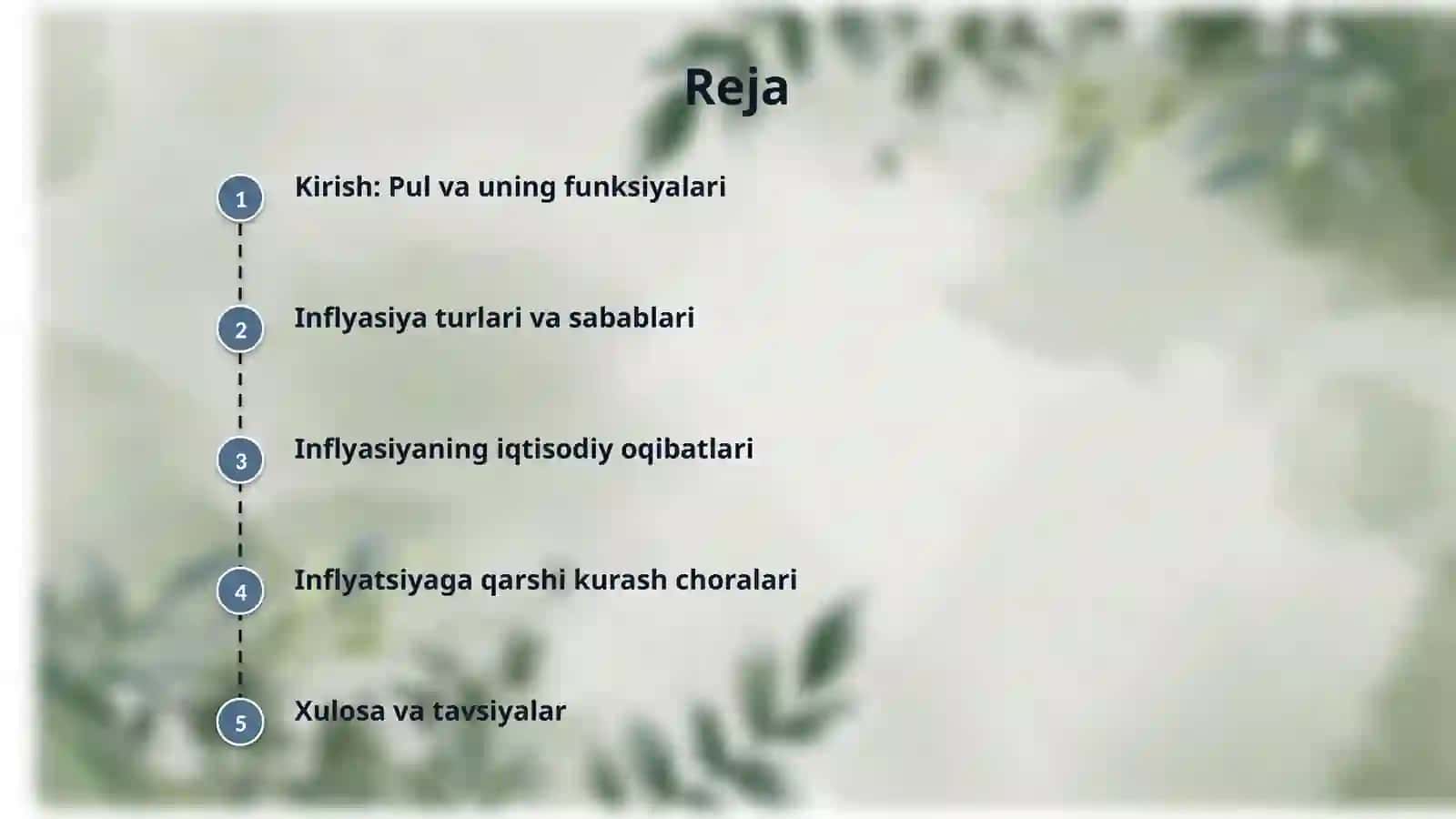 Pul va  inflyasiya 2