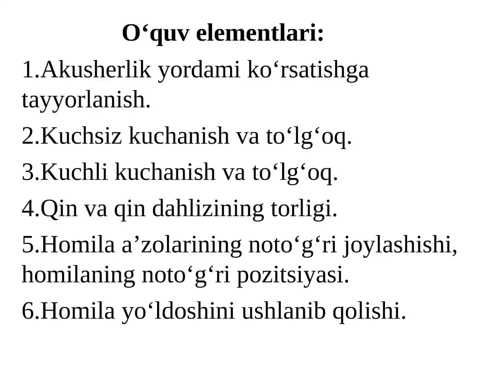 9-ma’ruza.TUG‘ISHDA UCHRAYDIGANKASALLIKLAR 2