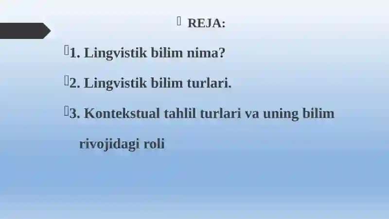 Lingvistik bilim 2