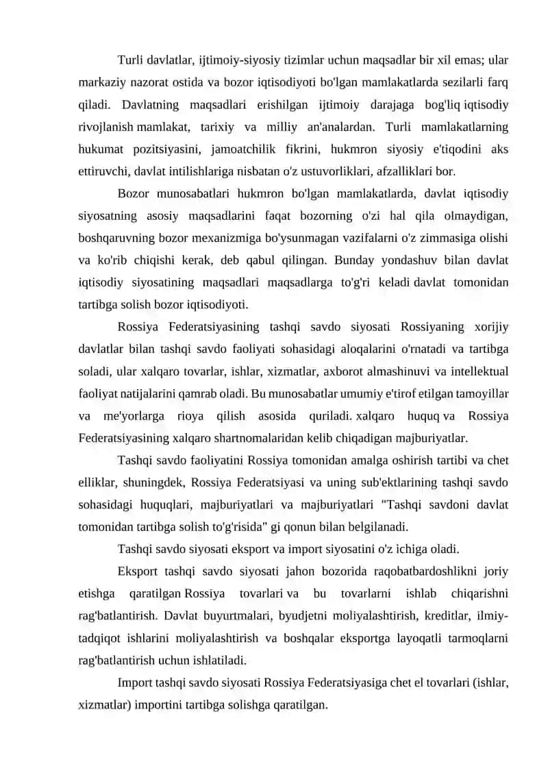 Davlatning barqarorlashtirish siyosati 2