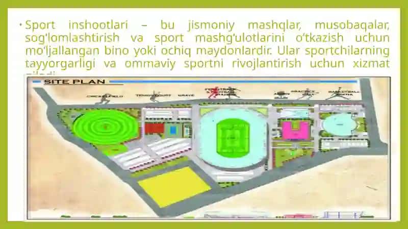 Sport inshootlari va binolarning turlari 2