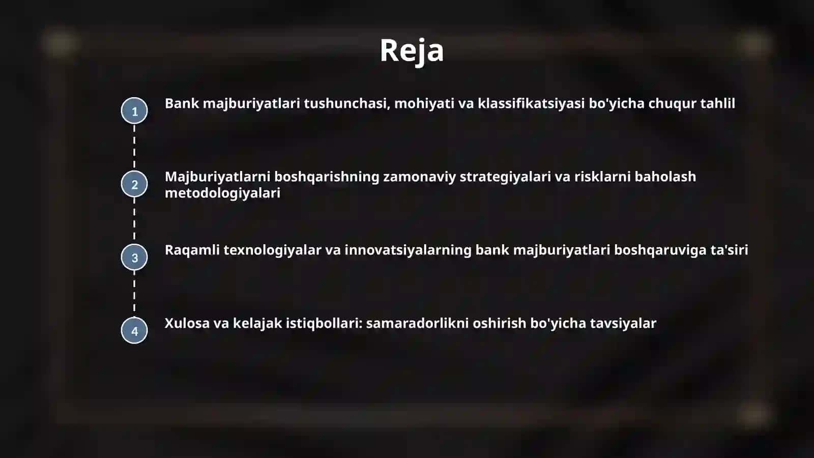 Bank majburiyatini boshqarish 2
