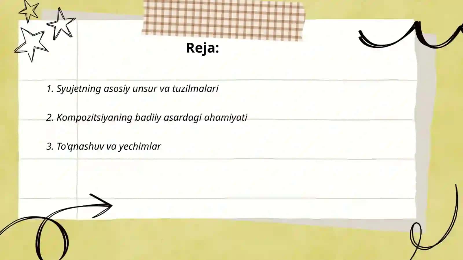 Badiiy asar syujeti va kompozitsiyasi 2