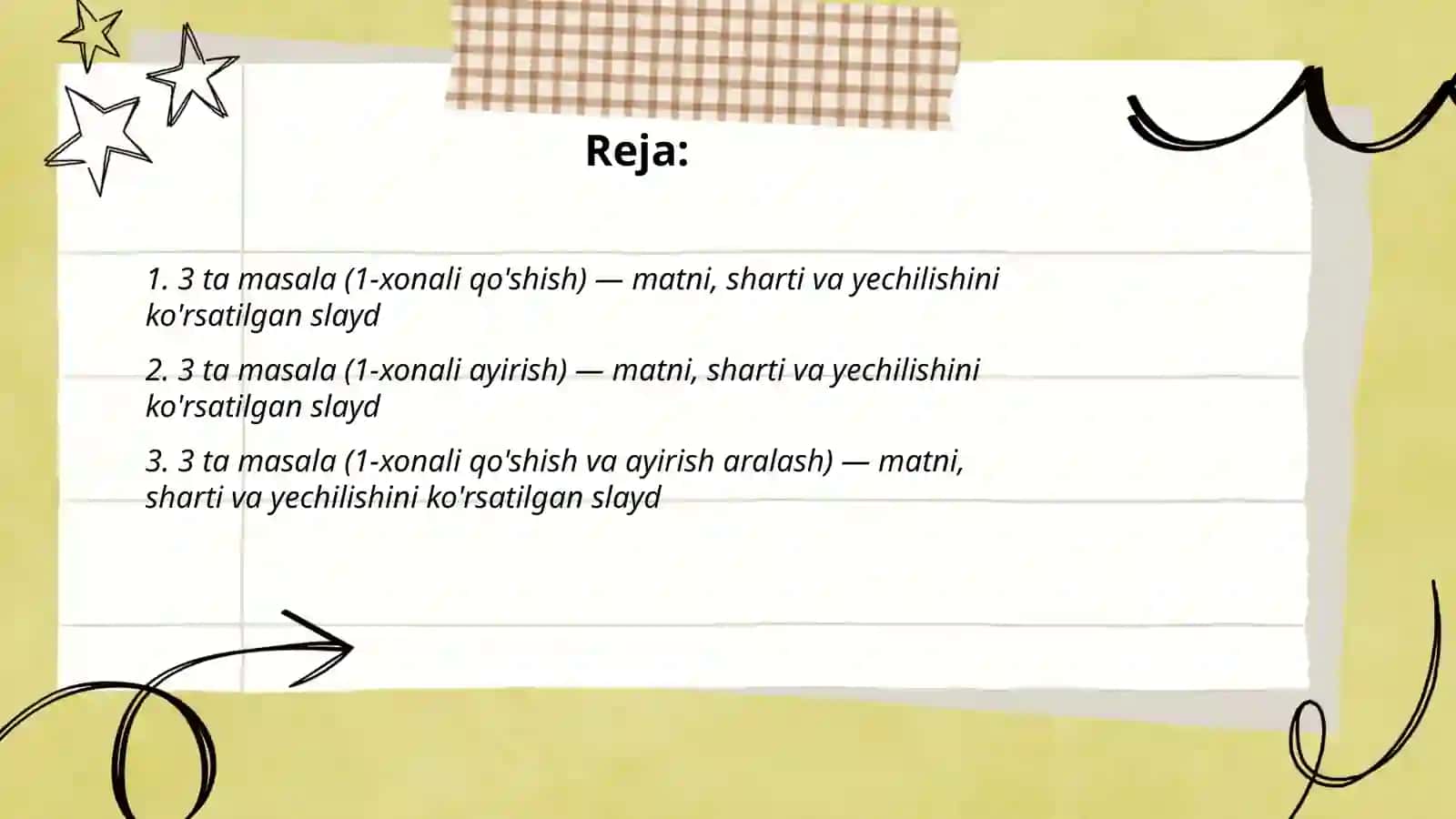 2-sinf Matematika darsligi 2