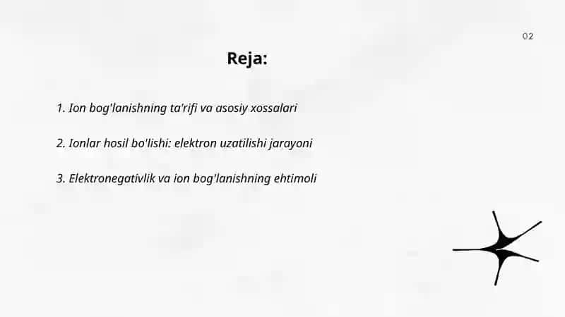 Ion bog'lanishlar 2