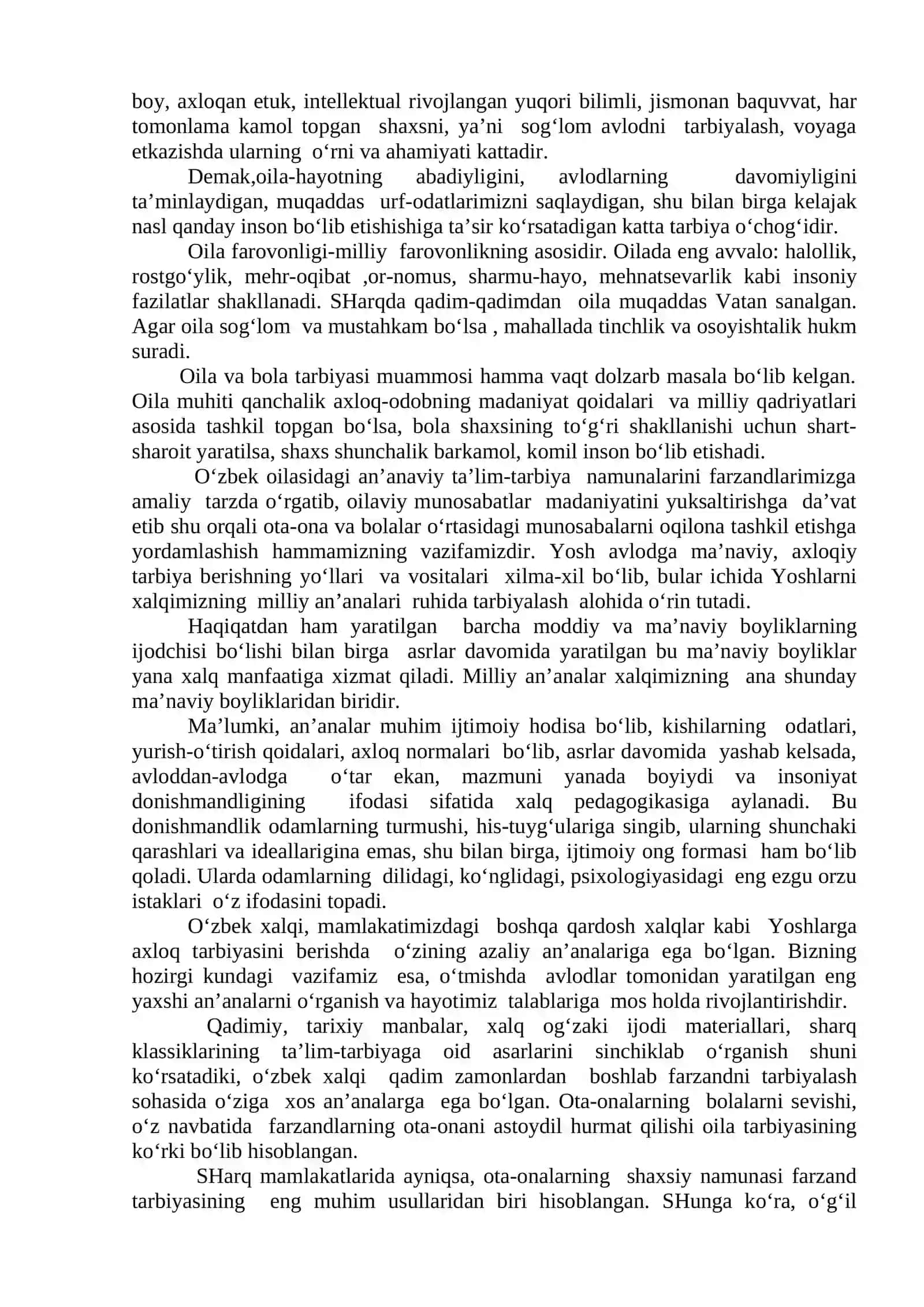 OILA PSIXOLOGIYASI 2
