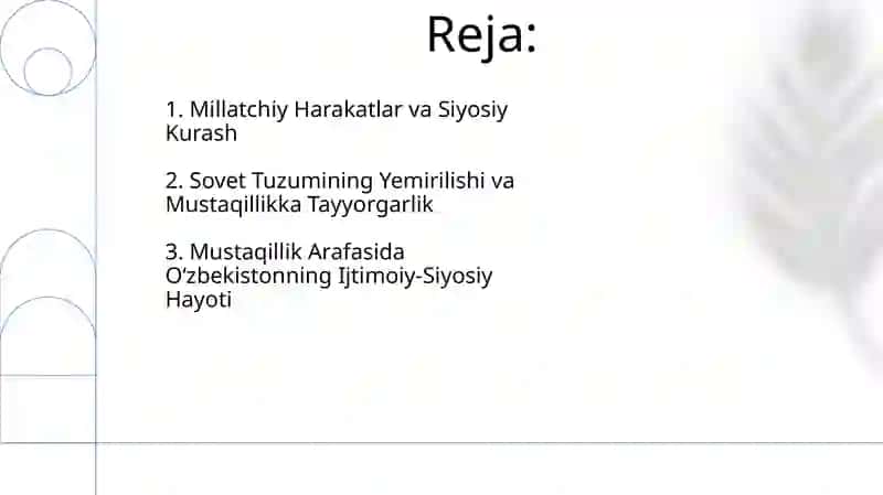 O'zbekiston mustaqillikka erishish jarayonlari 2
