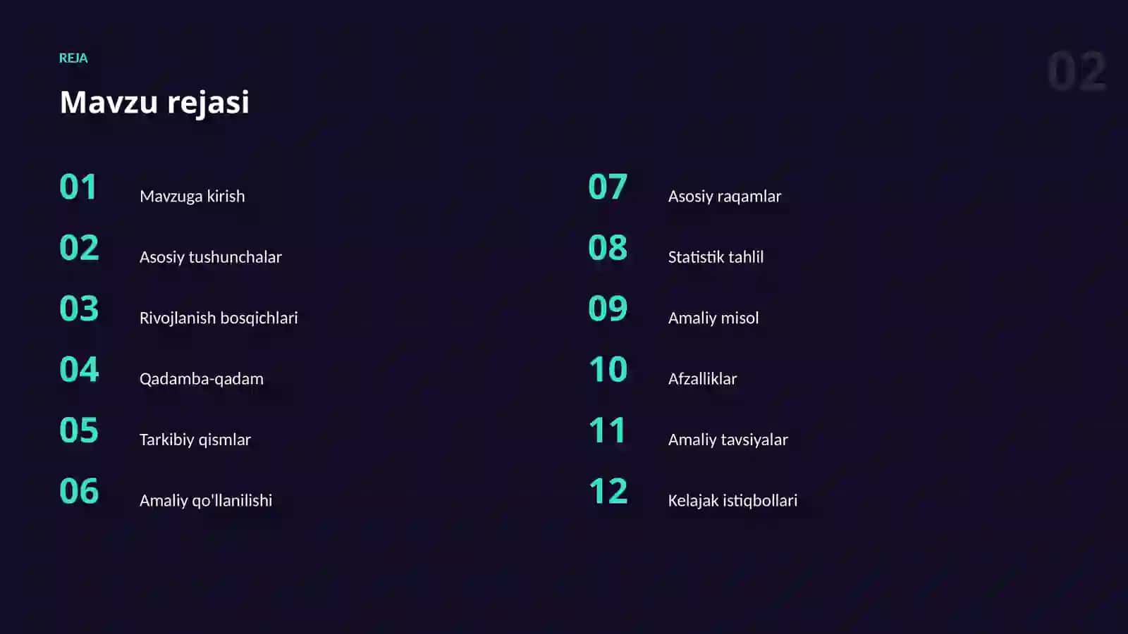 Metrikalarni tanlash — qadamba-qadam 2