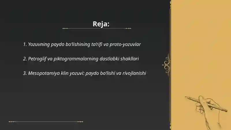 Yozuvning paydo bo'lish tarixi 2