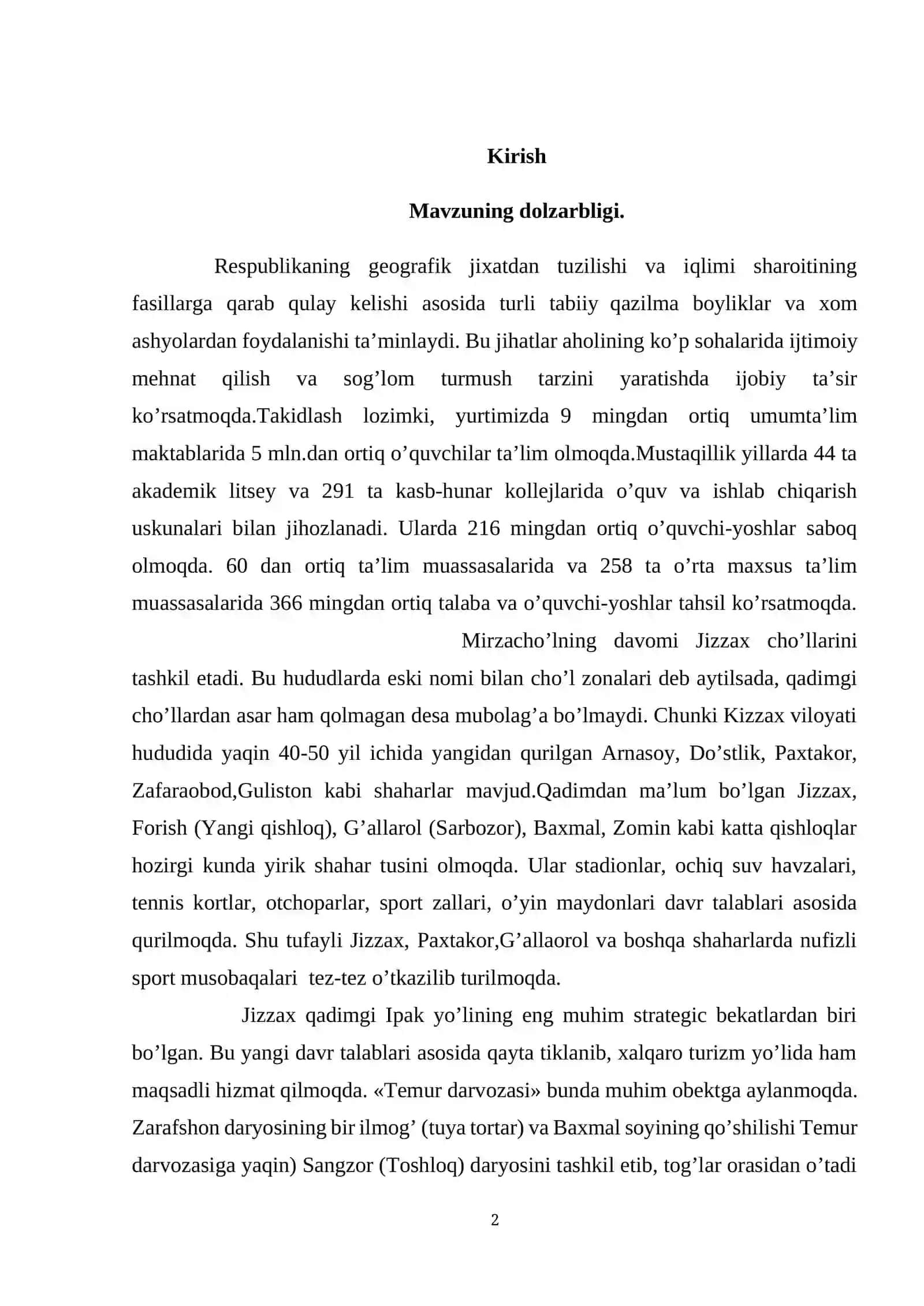 Harakatlarga o'rgatish bosqichlarining tuzilish asoslari 2