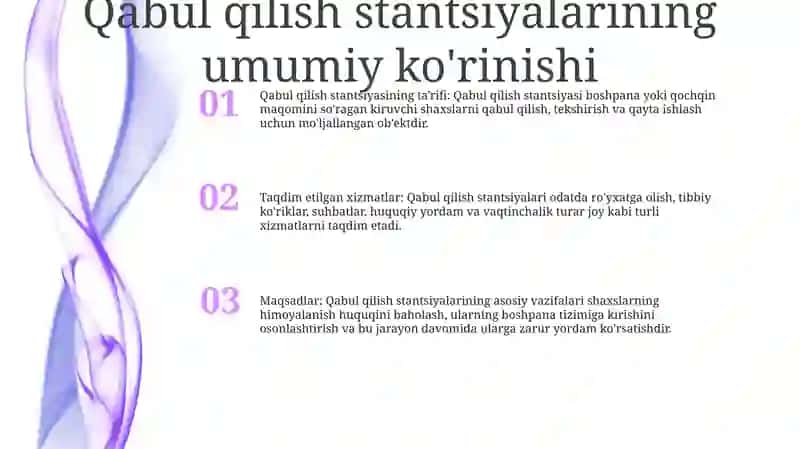 Qabul qilish stantsiyalari 2